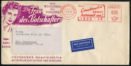 (16) FRANKFURT (MAIN) 9/ WAS Constantin/ BRINGT/ Kommt An! 1955 (17.8.) AFS 025 Pf. Auf Reklame-Bf.: Die Frau Des Botsch - Cinéma