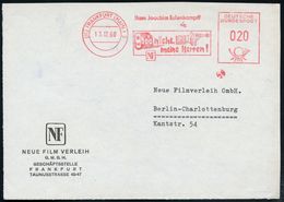 (16) FRANKFURT (MAIN) 9/ Hans Jochachim Kulenkampff/ In/ Sooo Nicht, Meine Herren!/ NF 1960 (13.12.) Seltener AFS = Hand - Film