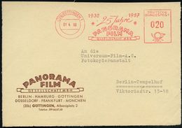 (20 B) GÖTTINGEN 1/ 1932 1957/ 25 JAHRE/ PANORAMA/ FILM/ GESELLSCHAFT MBH 1960 (1.4.) Jubil.-AFS Auf Bedarfs-Vorderseite - Film