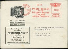 NÜRNBERG/ 17/ DSDR/ Photo-Tausch/ Durch/ Photo-Porst/ Der Welt/ Größtes Fotohaus 1939 (22.1.) AFS A. Dekorat. Reklame-Kt - Fotografia