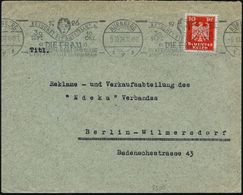 NÜRNBERG/ *2*/ BESUCHET DIE AUSST./ "DIE FRAU"/ IN KLEIDUNG,HAUS U.KÜCHE.. 1926 (9.10.) Seltener BdMWSt (Frauenkopf) Kla - Non Classificati