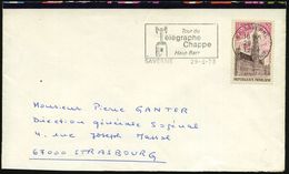 FRANKREICH 1973 (29.5.) MWSt.: 67 SAVERNE/BAS-RHIN/Tour Du/Télégraphe/Chappe/Haut-Barr = Chappe-Station (Bf. Fehlt Rs Kl - Unclassified