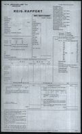 NIEDERLANDE 1930 Formular "RADIO-HOLLAND" N.V.: REIS-RAPPORT; Liste Statistischer Angaben (gefaltet, Bugspur) Ungebr., F - Non Classés