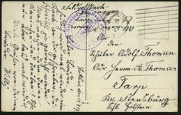 COTTBUS/ *1m 1917 (7.6.) MaStrichSt + Viol. 2K-HdN:  F U N K E R - Rekruten-Abteilung/ Cottbus , Klar Gest. Feldpost-Col - Unclassified