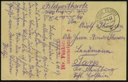 DEUTSCHES REICH 1917/18 9 Verschiedene Feldpost-Karten: Div. Funkerabt. 68 / Deutsche Feldpost 3 Bzw. 864 , Meist Aus Be - Sin Clasificación
