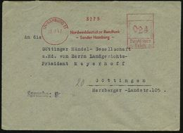 (24) HAMBURG 13/ Nordwestdeutscher Rundfunk/ Sender Hamburg 1947 (19.7.) Aptierter AFS = Hakenkreuz Entfernt + Rs. Abs.- - Ohne Zuordnung
