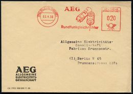 (21b) BELECKE (MÖHNE)/ AEG/ Rundfunkgleichrichter 1958 (3.4.) Dekorativer AFS = 2 AEG-Radio-Gleichrichter , AEG-Firmen.B - Unclassified