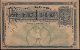 HONDURAS 1892 2 C. Jubil.-P , Grün: "400 Jahre Columbus-Landung" = Columbus-Denkmal , Ungebr. (HG.P 13) - Friseur, Haar  - Christoffel Columbus