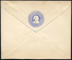 URUGUAY 1902 (8.5.) 20 C. Columbus, Blau (Werteinrucke Rs.) "Einschreiben" + RZ: MONTEVIDEO (anschriftenseitig) Übersee- - Christoffel Columbus