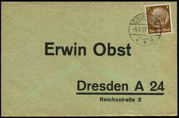 G R U B E   I L S E/ *** 1937 (5.6.) Seltene 1K-Brücke = Hauspostamt Bergwerk , Klar Gest. Lotterie-Bf. (Mi.513) - Sebas - Autres & Non Classés