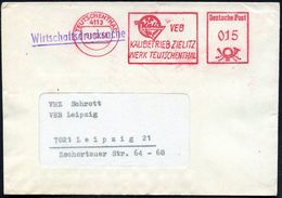 4113 TEUTSCHENTHAL/ Kali/ VEB KALIWERK TEUTSCHENTHAL 1988 (1.2.) AFS (Logo Mit Ähren) Mit Setenem Handgraviertem Kolisch - Otros & Sin Clasificación