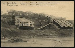 BELGISCH-KONGO 1929 15 C. BiP Palme, Blaugrün: PANDA/Union Minière/Usines De Broyage Et De Concentration.. = Zerkleineru - Autres & Non Classés