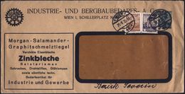 ÖSTERREICH 1935 (31.5.) PU 24 Gr. Trachten: INDUSTRIE-U.BERGWERKSBEDARFS-AG Wien (Schlägel/Eisen/Zahnrad) + Zusatzfrank. - Autres & Non Classés