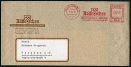 HALLE (SAALE)2/ Hallesches/ Kohlen-u.Brikett-Kontor MbH.. 1936 (9.12.) AFS (Stadt-Wappen M. Bergbau-hämmern) Klar Auf (s - Andere & Zonder Classificatie