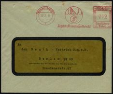 ZWICKAU(SACHSEN)/ 1/ SSS/ Sächs.Steinkohlen-Syndikat MbH. 1938 AFS = Förderturm (Monogr. "SSS", Stadtsilhoutte) Rs. Abs. - Autres & Non Classés