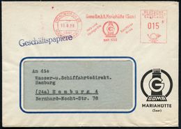 (18) NONNWEILER/ über/ WADERN (SAAR)/ Goma GmbH. Mariahütte../ Heiz-u./ Kochgeräte/ Sanitärer/  Guss.. 1958 (10.6.) Selt - Autres & Non Classés