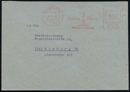 MISBURG/ Deurag Nerag/ Werk Misburg 1946 (10.9.) Seltener, Aptierter AFS = NS-Adler Entfernt (= Erdöl-Bohrturm) Fernbf.  - Aardolie