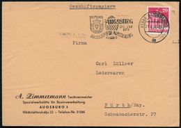 (13b) AUGSBURG/ Da/ DEUTSCHER/ GOLDSCMIEDETAG/ GOLDSCHMIEDE-AUSSTELLUNG 1951 (12.7.) Gesuchter MWSt = Wappen Mit Edelste - Altri & Non Classificati