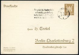 PFORZHEIM/ O1o/ Besuchet Die Handwerker-/ U.Gewerbeausst./ In Der Goldstadt.. 1928 (5.5.) Seltener MWSt Auf PP 3 Pf. Adl - Andere & Zonder Classificatie