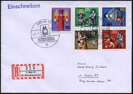 5 KÖLN 15/ INTERNAT./ KÖLNER MESSEN 1972 (Feb.) SSt = Hauspostamt Kölner Messe + Sonder-RZ: 5 Köln 15/Int.-Eisenwaren-me - Non Classés