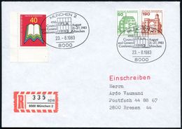 8000 MÜNCHEN 2/ 49th/ Council/ And General/ Conference/ IFLA.. 1983 (23.8.) SSt 2x + SRZ: 8000 München 2/s P A = Sonder- - Autres & Non Classés