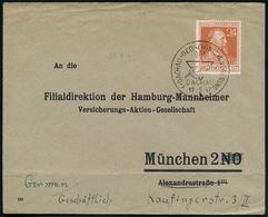 DACHAU/ 1.DACHAU-GEDÄCHTNISKUNDGEBUNG 1947 (17.5.) Seltener SSt, Seltenere Type II (Flammen, Dreieck Etc.) Seltener Beda - Guidaismo