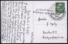 VELTEN (MARK)/ Heimat/ Des/ Kachelofens 1941 (21.5.) HWSt Klar Auf S/w.-Foto-Ak.: Velten, Viktoriastr., Bedarf (Bo.2) -  - Porcelaine