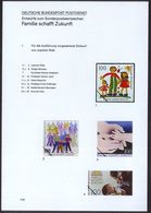 B.R.D. 1992 (Mai) 100 Pf. "Familie Schafft Zukunft", 20 Verschied. Color-Alternativ-Entwürfe D. Bundesdruckerei Auf 4 En - Other & Unclassified