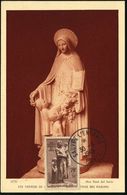 FRANKREICH 1948 (30.5.) SSt.: PARIS/SAUVEZ L'ENFACE = Rettet Die Kinder , Maximum-ähnl. Ak.: Hl. Therese Mit Kindern, EF - Altri & Non Classificati