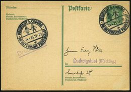 NEUSTADT B.COBURG/ DIE BAYER.PUPPENSTADT 1928 (24.4.) HWSt = 2 Puppen , Klar Gest. Inl.-Karte (Bo.2) - Abfahrtslauf & Sl - Unclassified