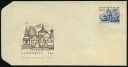 TSCHECHOSLOWAKEI 1967 60 H. Sonder-U "2. Phila-Ausst. Pardubitz" = Kinder Spielen Mit Modell-Eisenbahn (u. Stilis. Orts- - Non Classificati