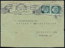 BERCHTESGADEN/ */ Hitlerjugend Zeltlager/ Bann 104/ Chemnitz.. 1934 (1.8.) Seltener RoWSt = HJ-Flagge, HJ-Zeltlager (vor - Altri & Non Classificati