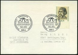 864 KRONACH/ 500.GEBURTSTAG/ LUCAS CRANACHS D.Ä. #bzw.# LUCAS/ CRANACH D.Ä./ 1472.. 1972 (Mai) SSt  U N D  MWSt = Je Sig - Other & Unclassified