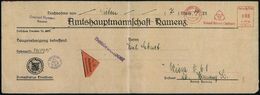 (10a) KAMENZ/ Kreisrat Kamenz (Sachsen) 1950 (13.2.) AFS 088 Pf. = 3 Ringe Aus Lessings "Nathan Der Weise" + Motivgleich - Ecrivains