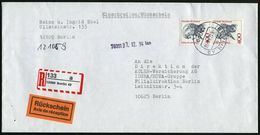 B.R.D. 1994 400 Pf. Charlotte V.Stein, Reine MeF: Senkr. Paar , + Selbstklebe-RZ: 12099 Berlin 42, Portorichtiger Orts-R - Writers