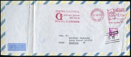 BRASILIEN 1976 (22.11.) AFS: HADDOCK LOBO/DR-SP/CENTRO CULTURAL/instituto Goethe../BRASIL ALEMANHA Klar Auf (gefaltetem) - Schrijvers