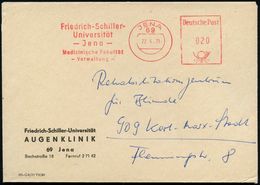 69 JENA/ Friedr.-Schiller-/ Universität/ ..Med.Fakultät 1971 (22.6.) AFS Auf Dienst-Bf.: Friedr.-Schiller Universität AU - Scrittori