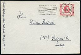 D.D.R. 1952 (25.8.) 24 Pf. Nikolaj Gogol, EF Klar Gest. (Berlin N 4) Rs. Fehlt Klappe, Inl.-Bedarfs-Bf. (Mi.313 , EF) -  - Schrijvers