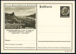 Heidelberg 1939 6 Pf. BiP Hindenbg. , Braun: Reichsfestspiele 1939, "Ein Sommernachtstraum" (= Shakespeare) - "Die Freie - Ecrivains