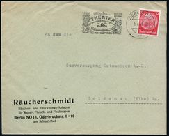 BERLIN O17/ Rr/ Märchen-/ THEATER/ .."K.d.F."/ In D./ PLAZA/ Dornröschen 1940 (5.3.) Seltener MWSt, Teils Sütterlin = 2  - Schrijvers