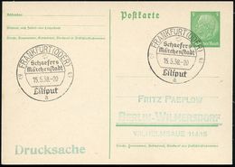 FRANKFURT (ODER)/ Schaefers/ Märchenstadt/ Liliput/ A 1938 (15.5.) SSt , Klar Gest. Inl.-Kt. (Bo.11 ,Finaltag) - Diverse - Cirque