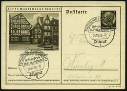 FREIBURG (BREISGAU)/ Schaefers/ Märchenstadt/ Liliput/ A 1938 (20.10.) Seltener SSt = Wanderstempel , Klar Gest. Inl.-Kt - Zirkus