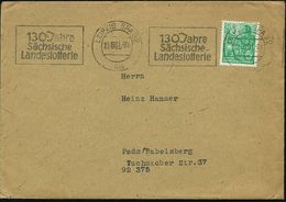 LEIPZIG BPA 32/ Am/ 130 Jahre/ Sächsische/ Landeslotterie 1961 (13.6.) BdMWSt = Lotterie-Fa. Müller-Lippold (verstaatlic - Non Classés