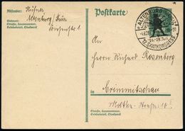 ALTENBURG (THÜRING)/ SKATSTADT/ 26.-29.Juli/ 12.SKATKONGRESS 1928 (6.4.) HWSt = Eichel-Bube, Gefächerte Spielkarten (Rüc - Ohne Zuordnung