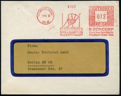 FRANKFURT (MAIN)/ SÜD 10/ Dondorts/ SPIELKARTEN/ D.DONDORF/ Spielkartenfabrik 1932 (1.11.) AFS = Hand Mit 3 Spielkarten  - Ohne Zuordnung