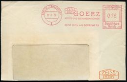 BERLIN-ZEHLENDORF/ 1/ ZEISS/ IKON/ GOERZ/ ADDIER-U.BUCHUNGSMASCHINEN,,/ GOERZWERK 1936 (11.8.) AFS (Zeiss-Ikon-Logo) Gr. - Informatica