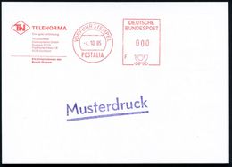 6236 Eschborn 1985 (4.10.) AFS.: VORFÜHRSTEMPEL/POSTALIA/TN TELENORMA/..Datensysteme GmbH + Viol. 1L: Musterdruck, Posta - Informática