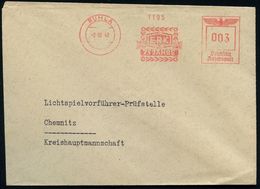 RUHLA/ E R K/  75 JAHRE 1940 (2.10.) Jubil.-AFS (Lorbeer) Klar Auf Fern-Bf. (Dü.E-5CGh) - UNRRA, UNHCR & Menschenrechte  - Horloges