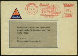 ALLSTEDT (HELME)/ Rudolph/ ..überall!/ Metallwerke Rudolph.. 1940 (26.4.) AFS = Heizkessel-Anlage , Klar Gest., Dekorat. - Non Classés