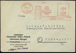 FUCHSHAIN/ über/ LEIPZIG C2/ Seit/ 1893..Fuchshainer/ Ofen/ LEIPZIGER CHAMOTTE-OFEN-FABRIK/ HERMAN BERGER 1948 (10.12.)  - Non Classificati